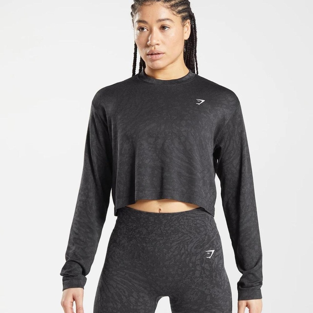 Gymshark Adapt Animal Seamless Long Sleeve Top